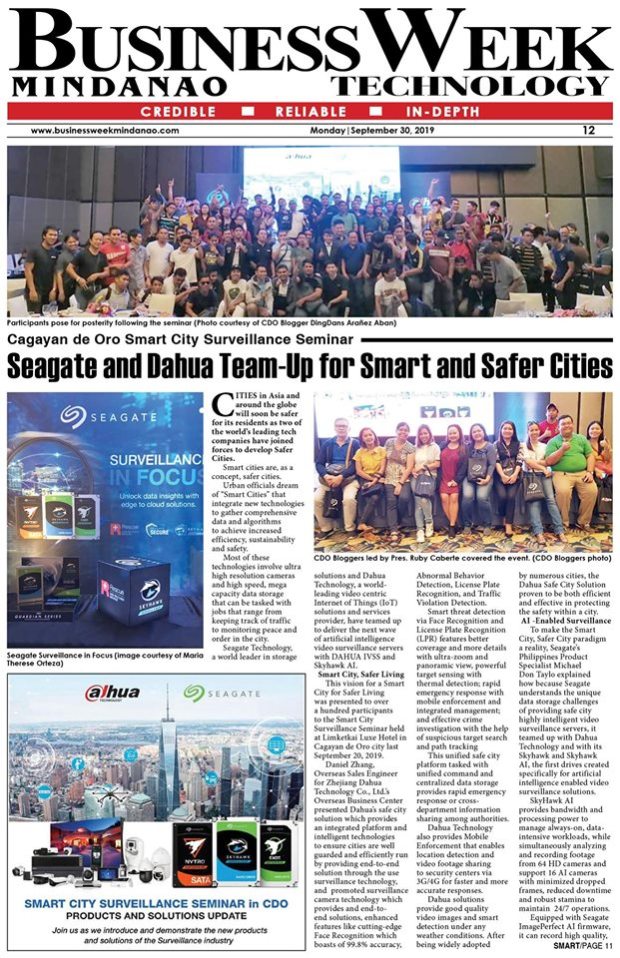 Seagate and Dahua Smart City Surveillance